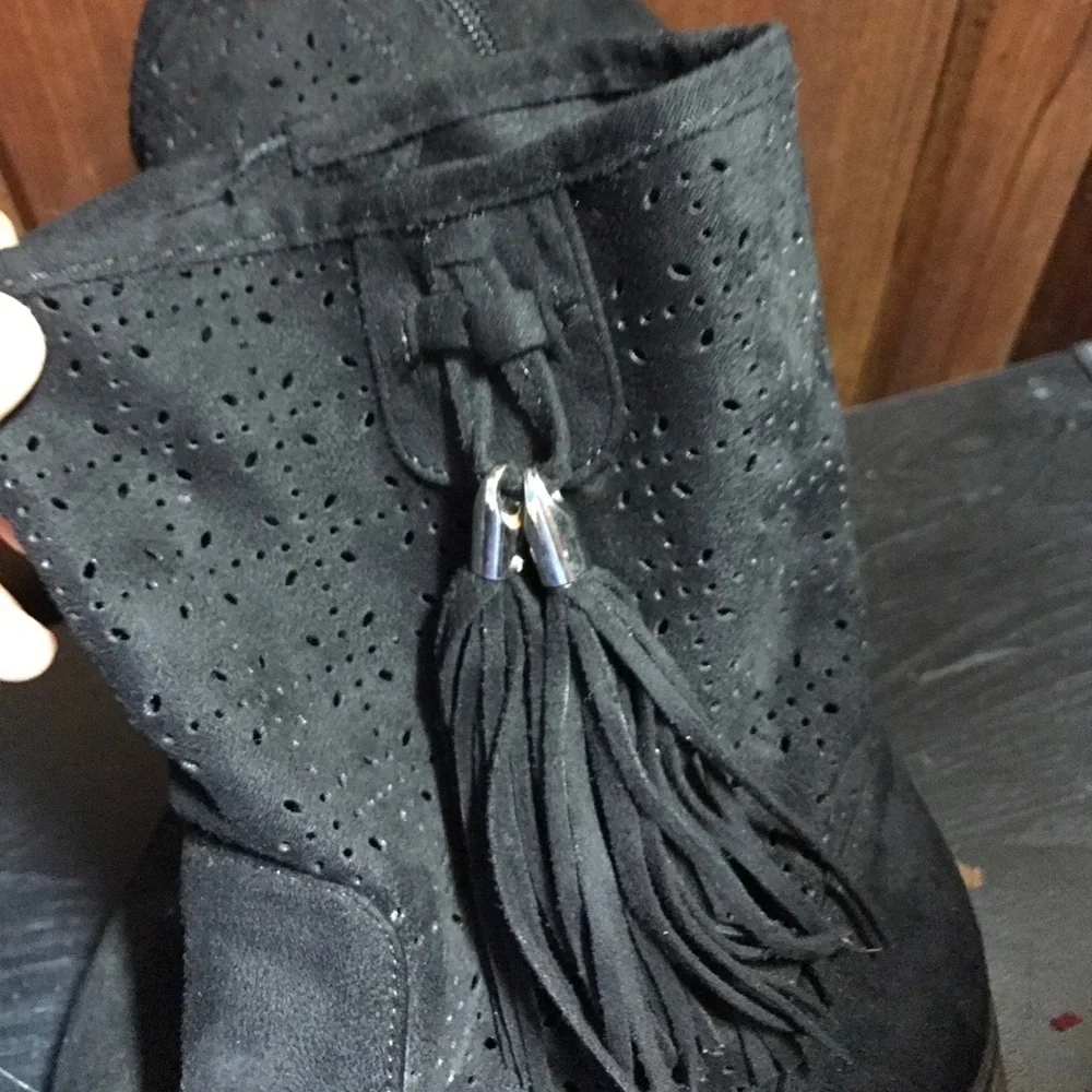 Black Western Style Boots